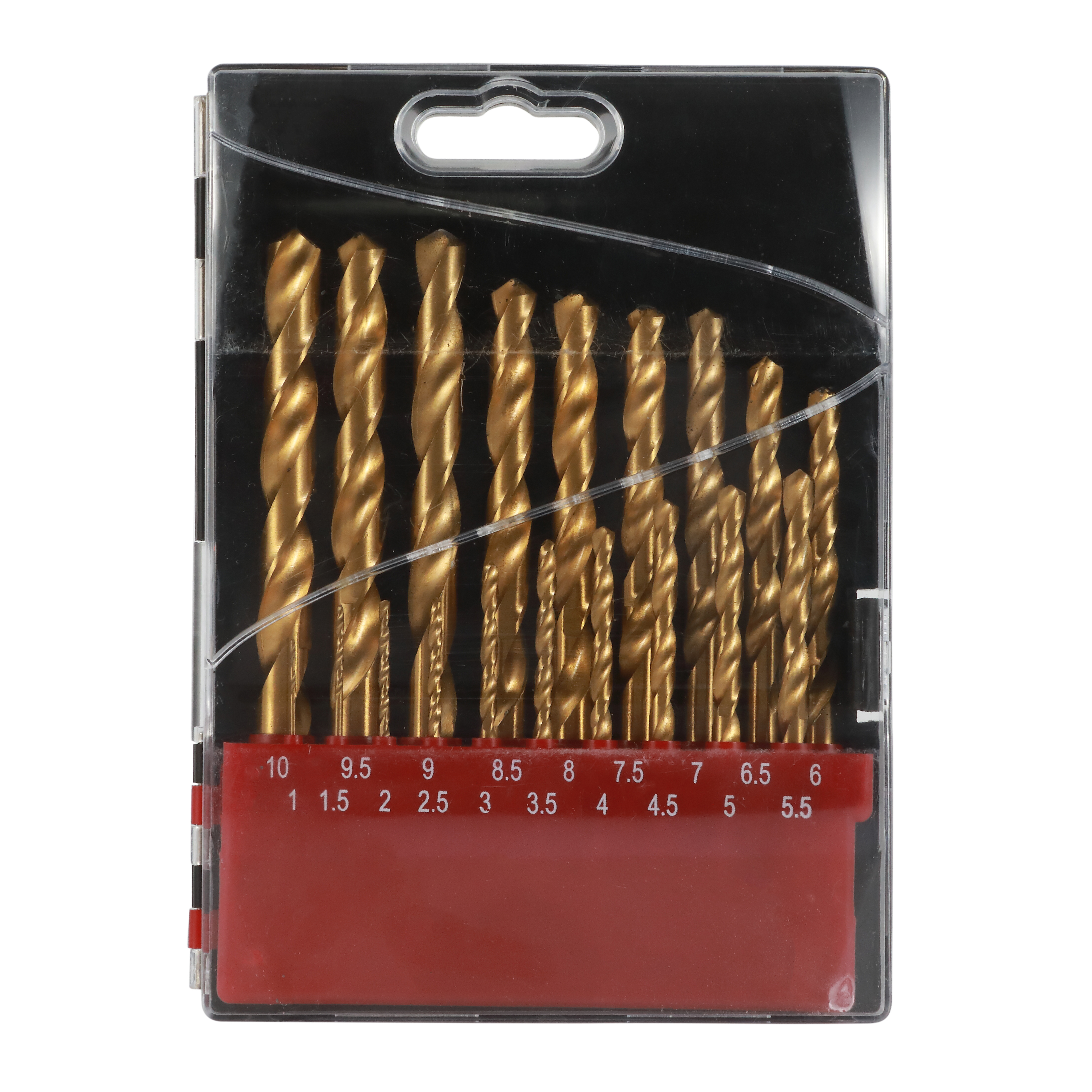 بيع مصنع DM 19 قطعة HSS EDGE GROUND Twist Drill Bits SET مع صندوق بلاستيك